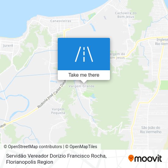 Servidão Vereador Dorízio Francisco Rocha map