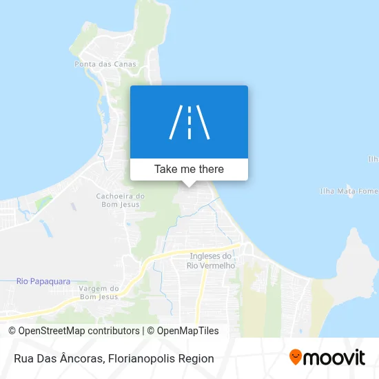 Rua Das Âncoras map