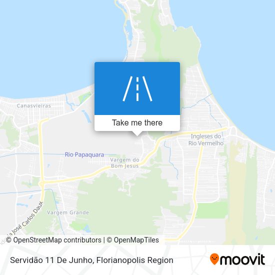 Servidão 11 De Junho map