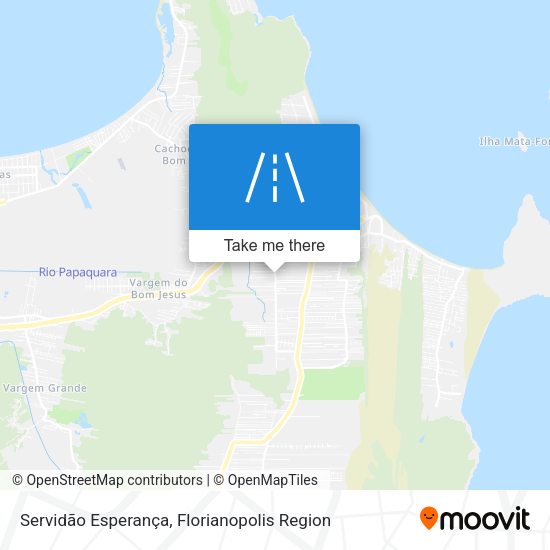 Servidão Esperança map