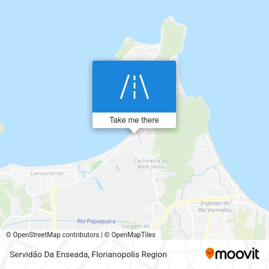 Servidão Da Enseada map