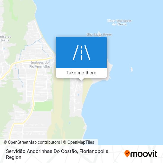 Servidão Andorinhas Do Costão map