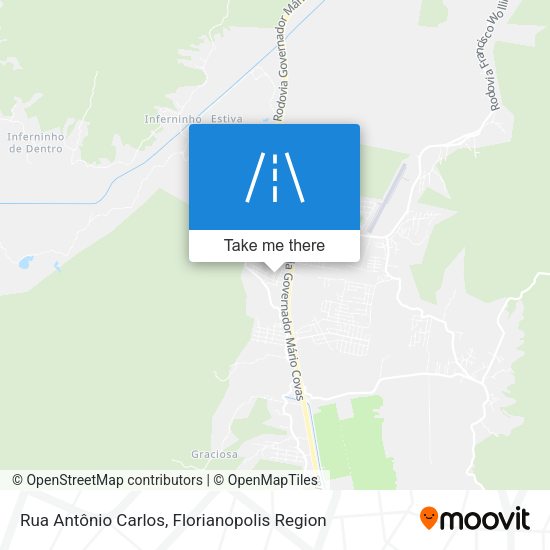 Rua Antônio Carlos map