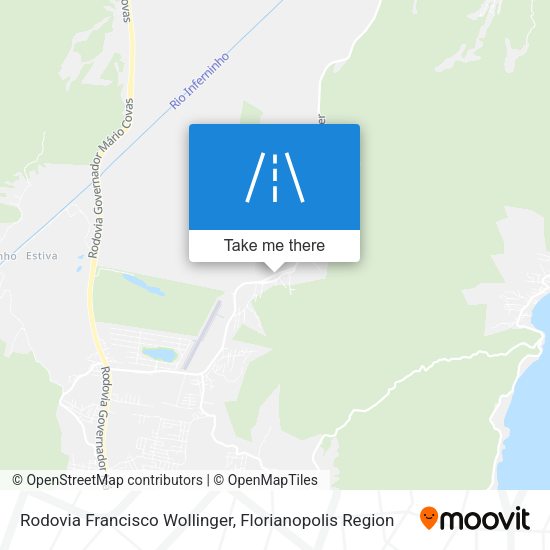 Rodovia Francisco Wollinger map