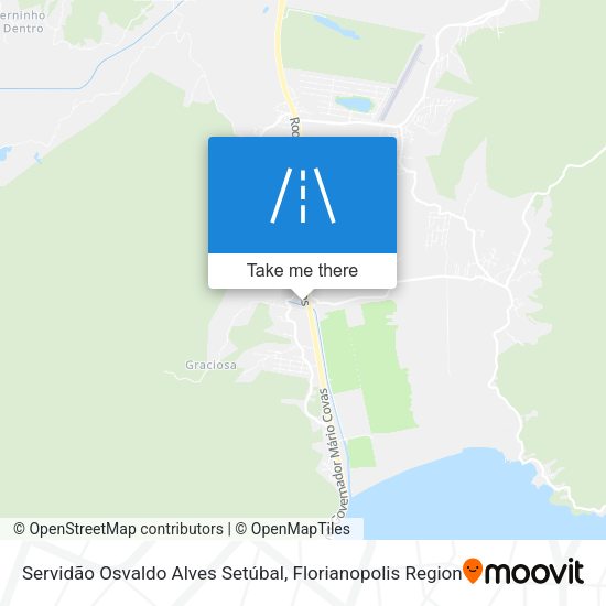 Servidão Osvaldo Alves Setúbal map