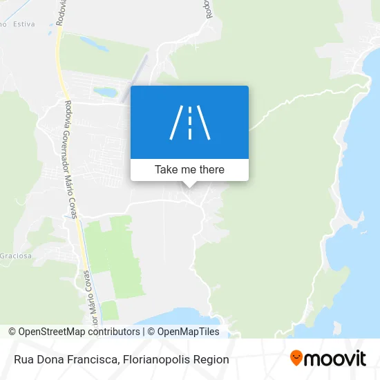 Rua Dona Francisca map