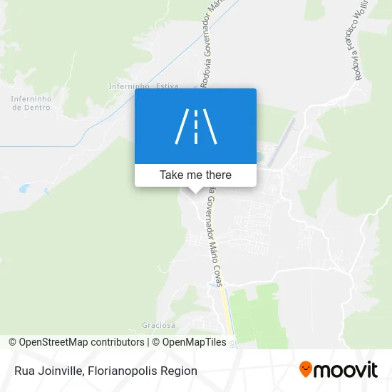 Rua Joinville map
