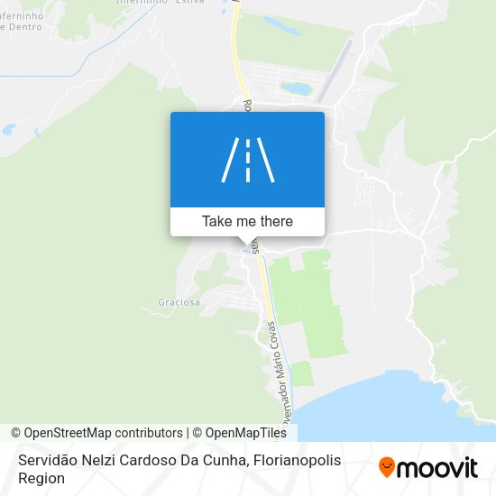 Servidão Nelzi Cardoso Da Cunha map