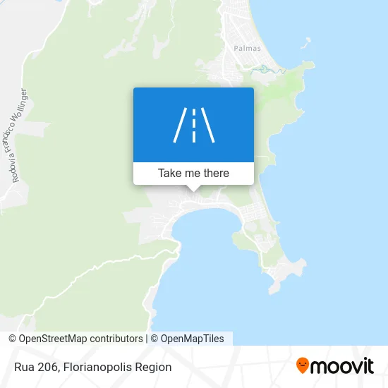 Rua 206 map