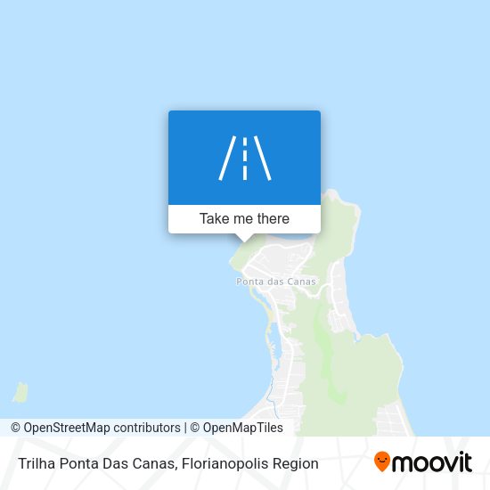 Trilha Ponta Das Canas map