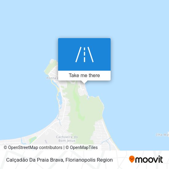 Calçadão Da Praia Brava map
