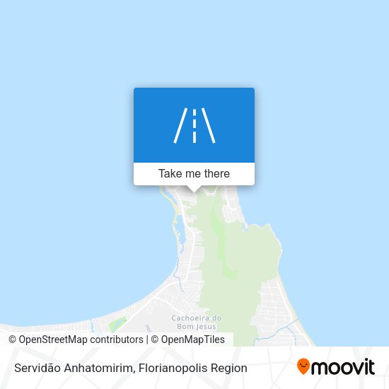 Servidão Anhatomirim map