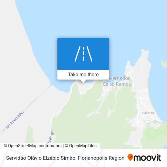 Servidão Olávio Elzébio Simão map