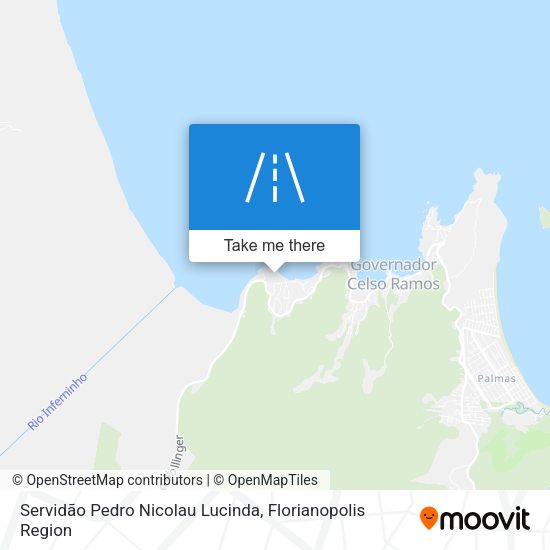 Servidão Pedro Nicolau Lucinda map