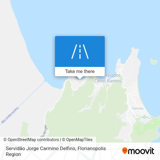 Servidão Jorge Carmino Delfino map
