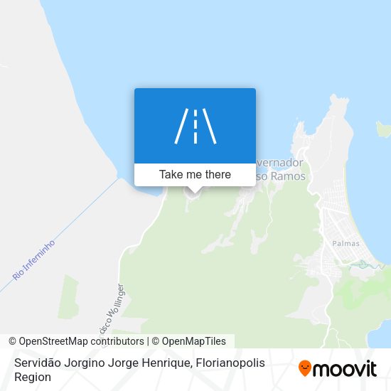 Servidão Jorgino Jorge Henrique map