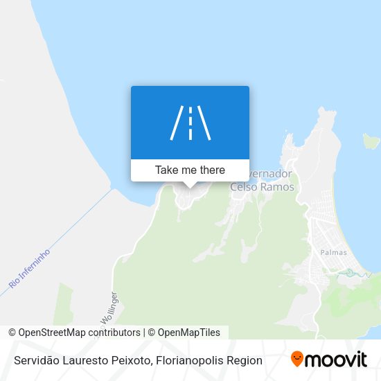 Servidão Lauresto Peixoto map