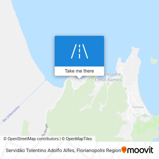Servidão Tolentino Adolfo Alfes map
