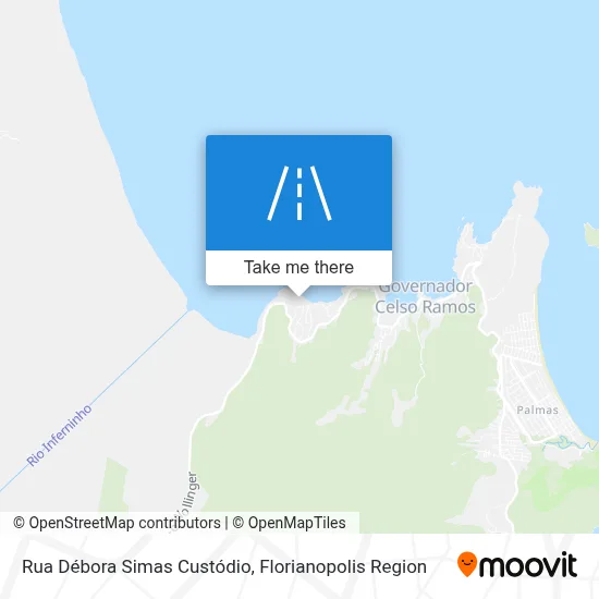 Rua Débora Simas Custódio map