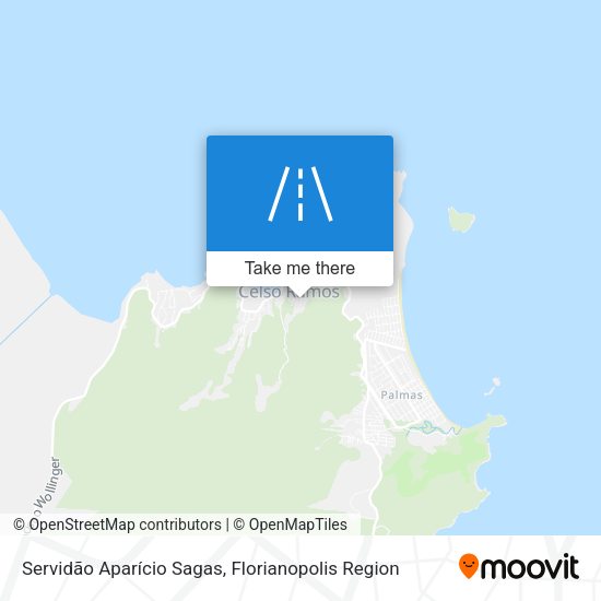 Servidão Aparício Sagas map