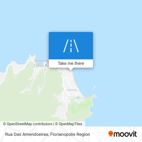 Rua Das Amendoeiras map