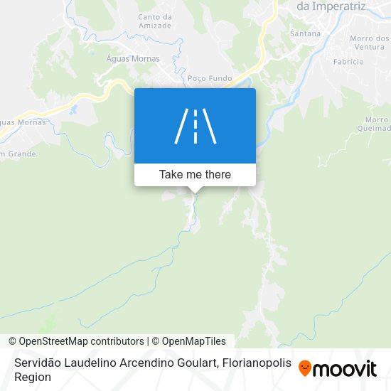 Servidão Laudelino Arcendino Goulart map