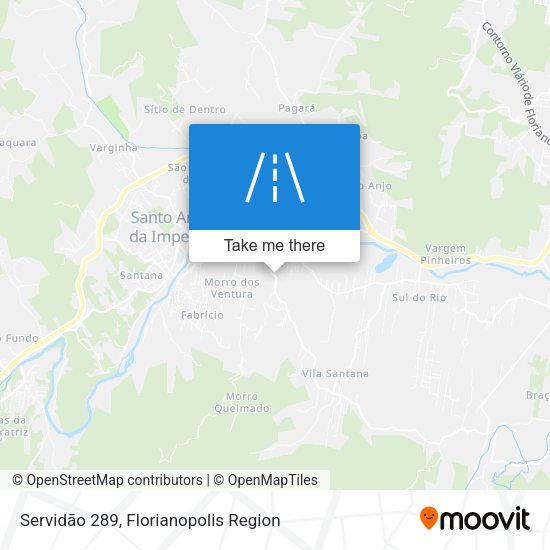 Servidão 289 map
