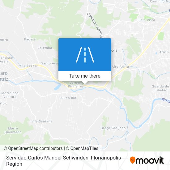 Servidão Carlos Manoel Schwinden map