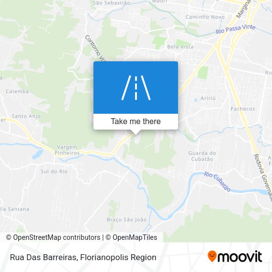 Rua Das Barreiras map
