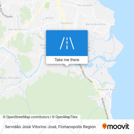 Servidão José Vitorino José map