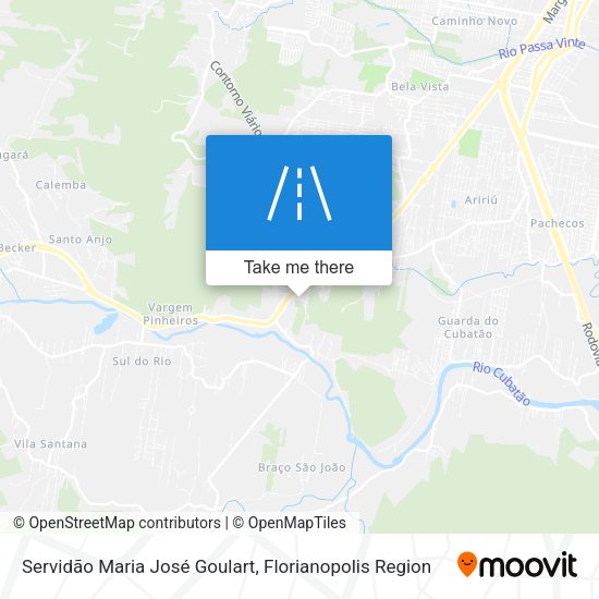 Servidão Maria José Goulart map