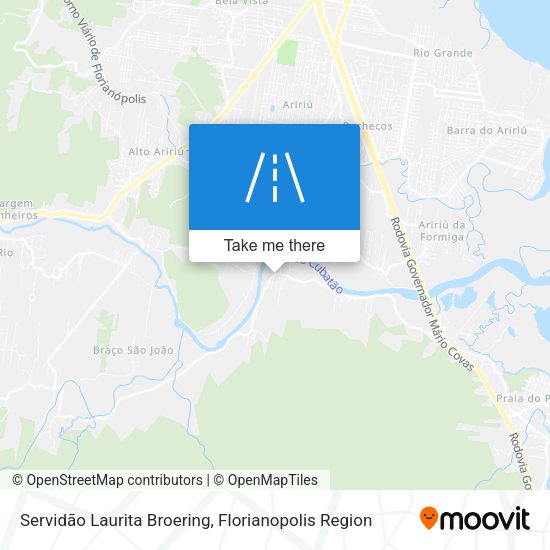 Servidão Laurita Broering map