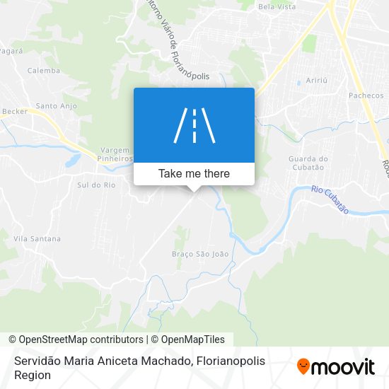 Servidão Maria Aniceta Machado map