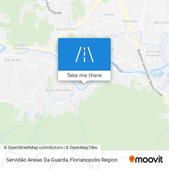 Servidão Areias Da Guarda map