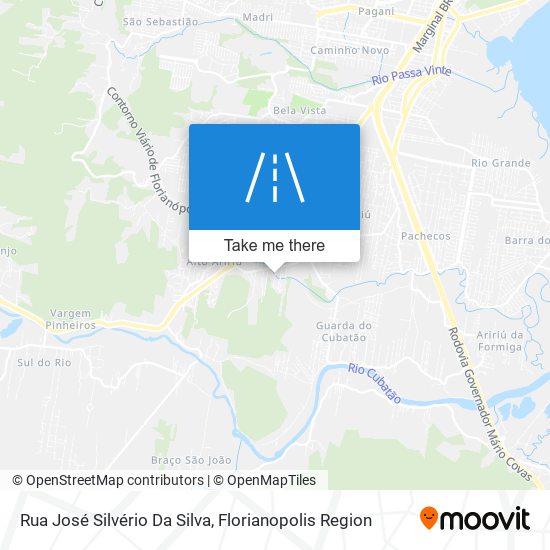 Rua José Silvério Da Silva map