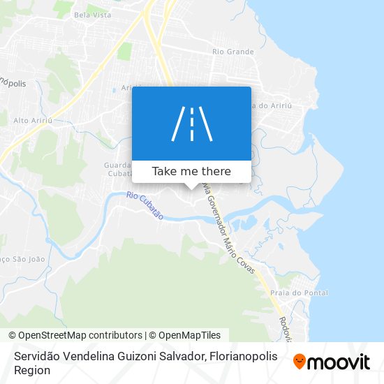 Mapa Servidão Vendelina Guizoni Salvador