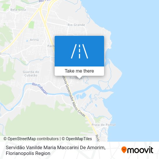 Servidão Vanilde Maria Maccarini De Amorim map