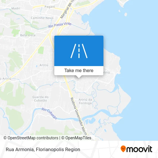Rua Armonia map