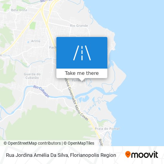 Mapa Rua Jordina Amélia Da Silva