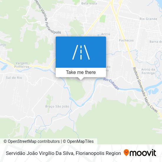 Servidão João Virgílio Da Silva map