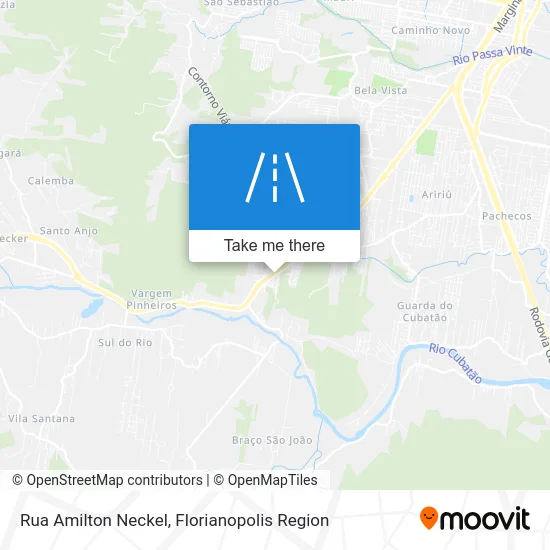 Rua Amilton Neckel map