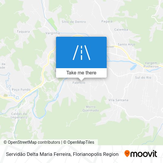Servidão Delta Maria Ferreira map
