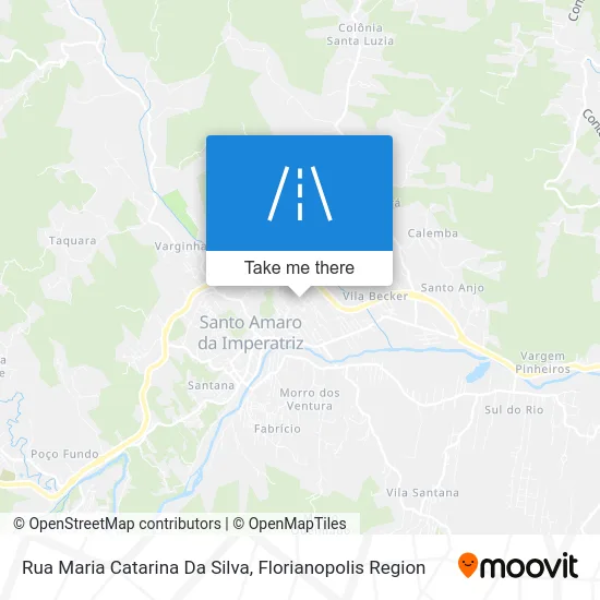 Rua Maria Catarina Da Silva map