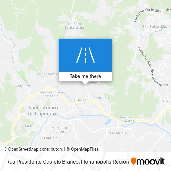 Rua Presidente Castelo Branco map