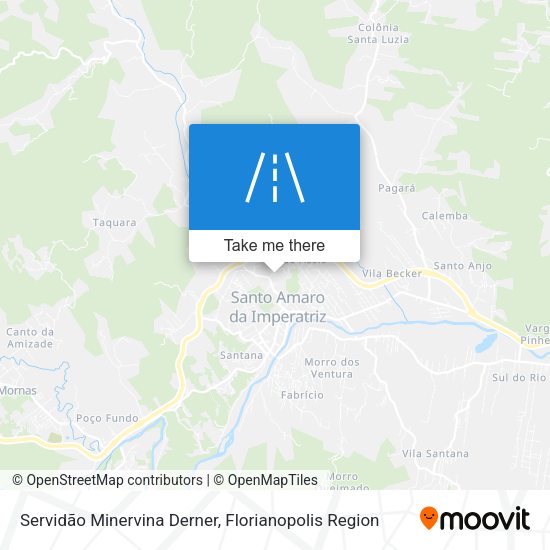 Servidão Minervina Derner map