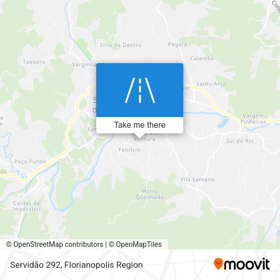 Servidão 292 map