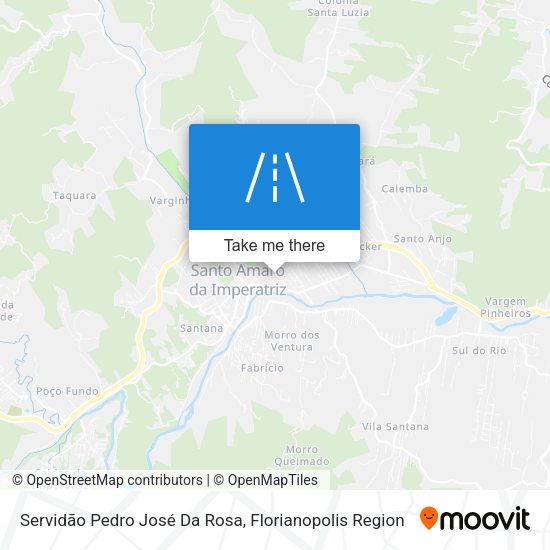 Servidão Pedro José Da Rosa map