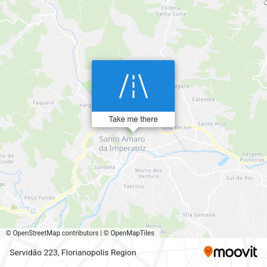 Servidão 223 map