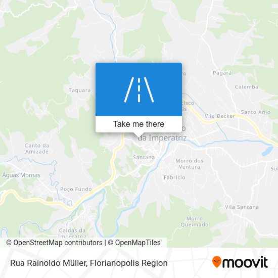 Rua Rainoldo Müller map