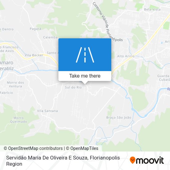 Servidão Maria De Oliveira E Souza map